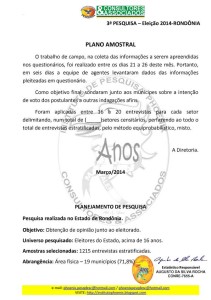 plano amostral e planejamento da 3ª pesquisa 20