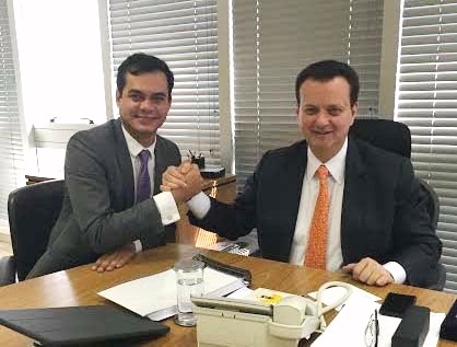 Gilberto Kassab e Expedito Netto no PSD