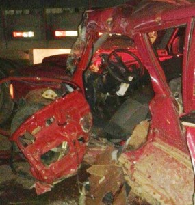 acidente e morte ao atravessar a BR-364...