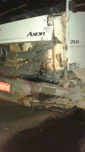acidente e morte ao atravessar a BR-364....