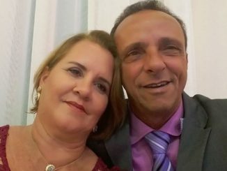 Roseli Dobri com o marido Lazinho da Fetagro