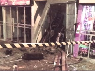 A explosão destruiu caixa de autoatendimento na rodoviária de Ouro Preto do Oeste, em Rondônia.