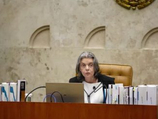 A presidente do STF, Cármen Lúcia, durante a sessão desta quarta (21) (Foto: Rosinei Coutinho/SCO/STF)