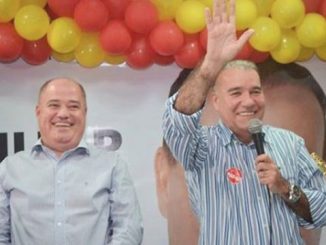 Na foto Marcito Pinto e Jesualdo Pires durante a última campanha de prefeito em JI-Paraná.