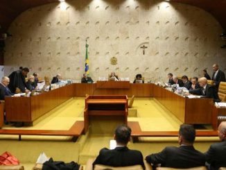 Sessão plenária do STF para julgar o habeas corpus do ex-ministro Antonio Palocci. Valter Campanato/Agência Brasil