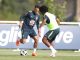 Neymar que, mesmo voltando de uma longa inatividade, por causa de uma lesão, teve intensa movimentação - Direitos reservados/Confederação Brasileira de Futebol