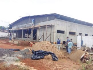 Esta foto, sim, é resultado da emenda de R$ 500 mil, de autoria do senador Valdir Raupp destinada para a construção do Centro de Convivência do Idoso, cuja obra está em andamento.