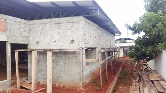 Esta foto, sim, é resultado da emenda de R$ 500 mil, de autoria do senador Valdir Raupp destinada para a construção do Centro de Convivência do Idoso, cuja obra está em andamento.