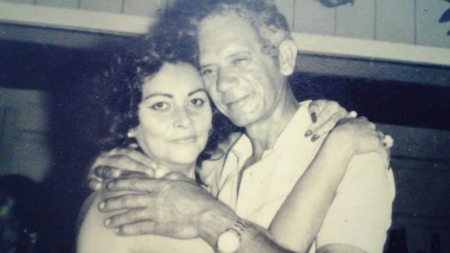 Agenor e dona Gladys em 1971 em uma festa no clube do Incra, que na época era tocado por este casal.