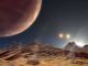 Visão artística do que seria um sistema solar triplo / Reprodução