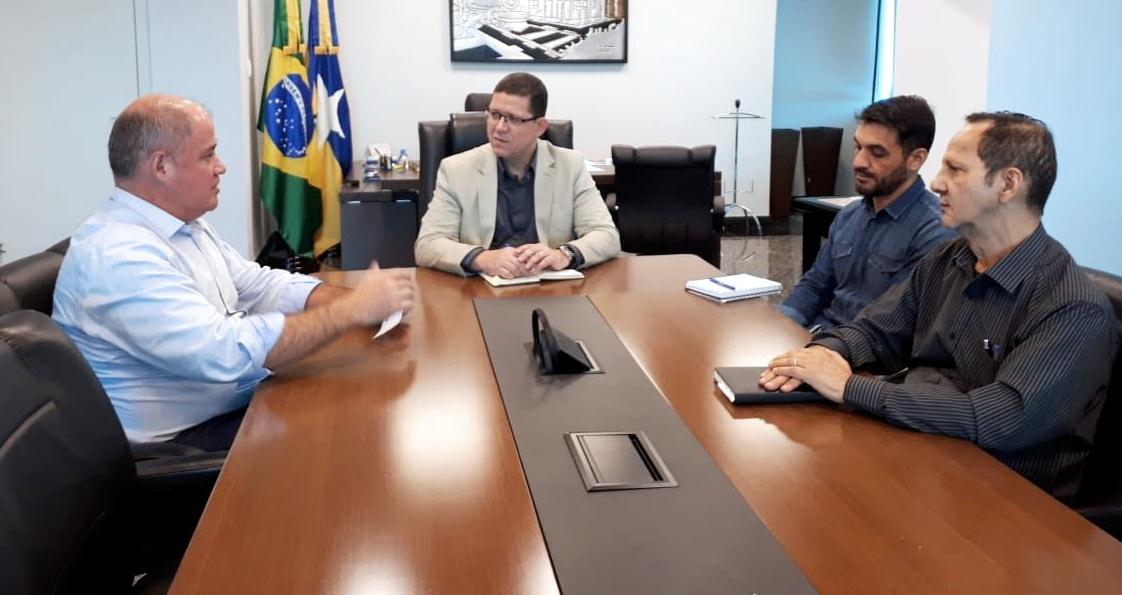 Governador Marcos Rocha e o prefeito Marcito Pinto