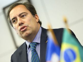 O presidente da Caixa Econômica Federal, Pedro Guimarães, durante entrevista coletiva para apresentar detalhes da campanha de renegociação de dívidas "Você no Azul". - Marcelo Camargo/Agência Brasil