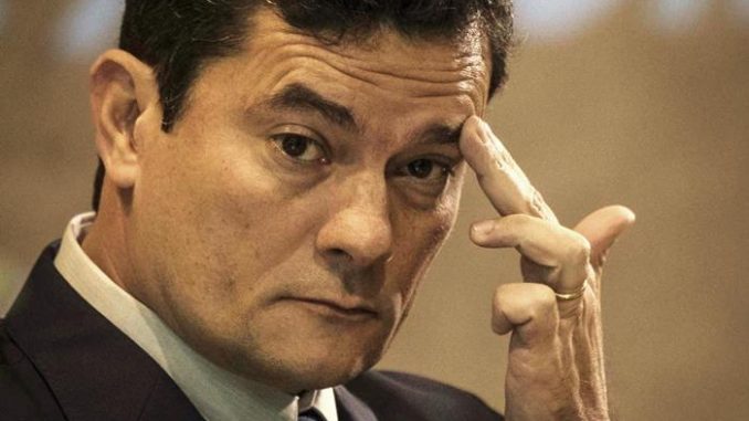 Ministro Sergio Moro teria tido o aplicativo Telegram hackeado Foto Guito Moreto / Agência O Globo Foto: Guito Moreto / Agência O Globo