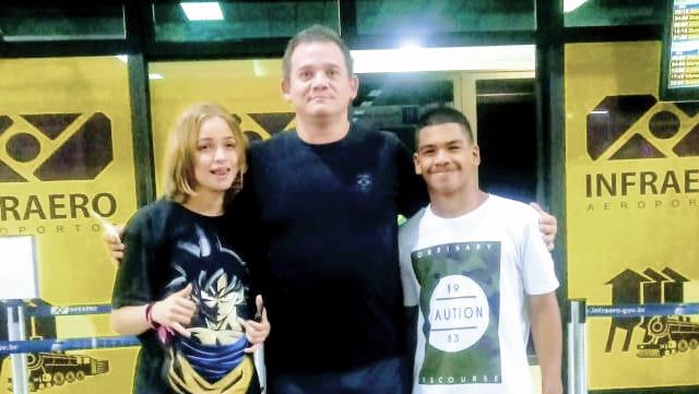 O técnico Arouca, que acompanha da dupla de judocas Dailainy e Dantty