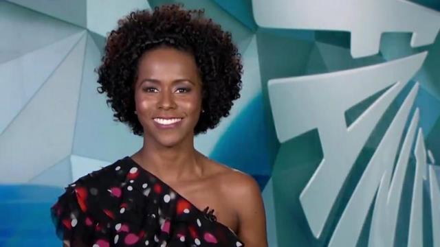 Maju Coutinho estreia no “Fantástico” neste domingo (4) (Imagem: Reprodução / Globo)
