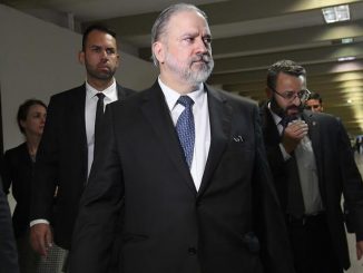 Indicado para assumir o cargo de procurador-geral da República, Augusto Brandão Aras, visita o Senado Federal. rrFoto: Roque de Sá/Agência Senado