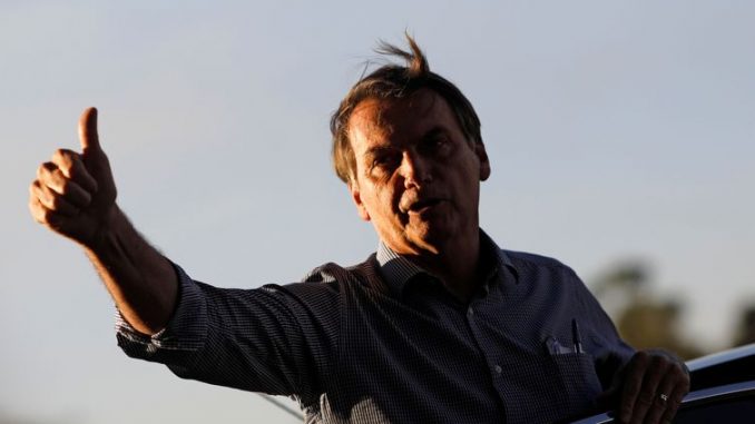 Presidente Jair Bolsonaro chega ao Palácio do Alvorada - Reuters/Adriano Machado/Direitos Reservados