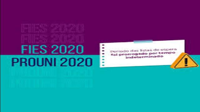 MEC publica novos editais do Prouni e do Fies para o primeiro semestre de 2020