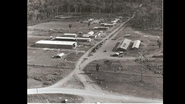 Tremores de Terra em Ouro Preto do Oeste são sentidos desde quando era projeto de colonização do Incra - vista parcial de Ouro Preto em 1971 - arquivo Assis Canuto.