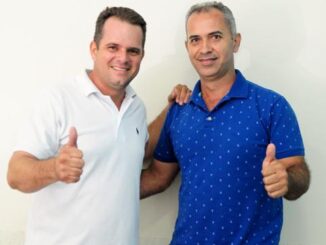 Ranieri Fabris (DEM) e Osmar da Idaron