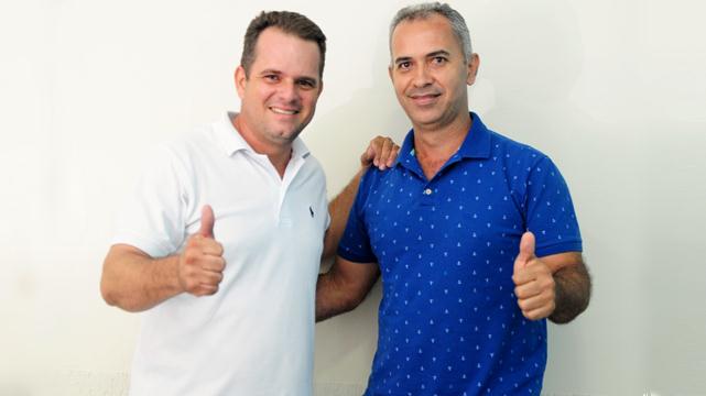 Ranieri Fabris (DEM) e Osmar da Idaron