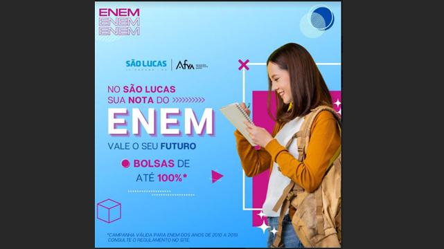 Candidatos do Enem podem conseguir bolsas de até 100%