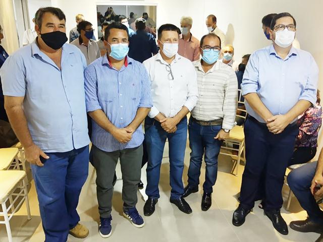 Cornélio Duarte, Isaú Fonseca, Célio Lang, Hélio Mendes e Paulo da Remap