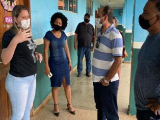 Deputado Laerte Gomes confirma apoio para reforma de refeitório da Escola Municipal Américo Casara de Costa Marques