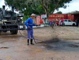 Ampliadas frentes de tapa-buracos em Ji-Paraná