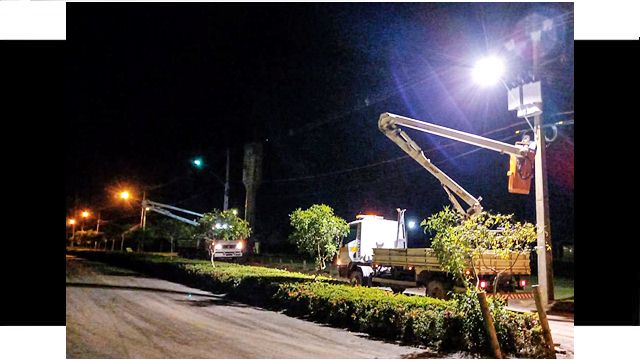 Revitalizada iluminação pública da Rondônia Rural Show Internacional