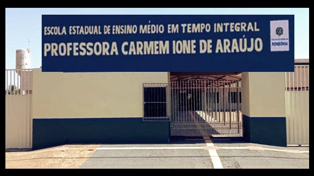 Carmem Ione de Araújo, vai fecha ensino médio