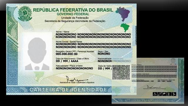nova Carteira de Identidade Nacional