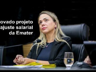 láudia de Jesus comemora aprovação do reajuste salarial da Emater