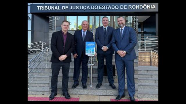 Visita institucional Unimed Centro ao Tribunal de Justiça de Rondônia