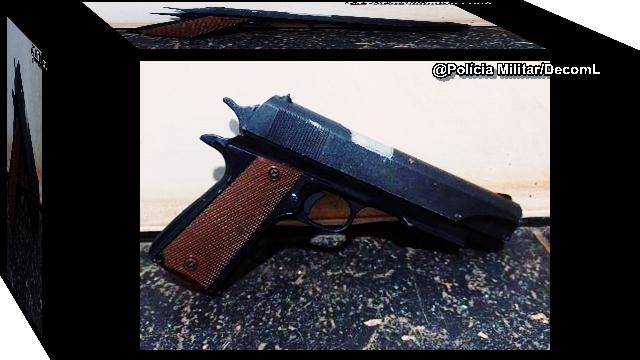 Flagrado com réplica de pistola agindo em Guajará-Mirim