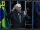 José Sarney discursa na tribuna do Senado Federal
